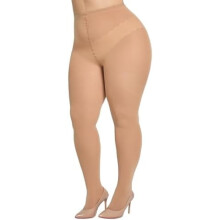 Panty's in grote maten voor vrouwen met rondingen, ondoorzichtige panty's, 70 denier