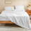 Σεντόνια Flannel King Size Bright White - Σετ σεντονιών από εξαιρετικά μαλακό φλις, αφράτα, 2