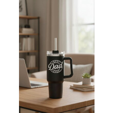 Copo térmico de aço inoxidável de 1,18 litro (40 oz) com alça