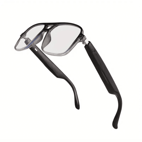 Óculos inteligentes com lentes adaptáveis unissex para dia e noite.