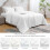 Σεντόνια Flannel King Size Bright White - Σετ σεντονιών από εξαιρετικά μαλακό φλις, αφράτα, 8