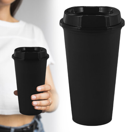 650-ml-Farbwechsel-Kunststoffbecher mit Deckel 1