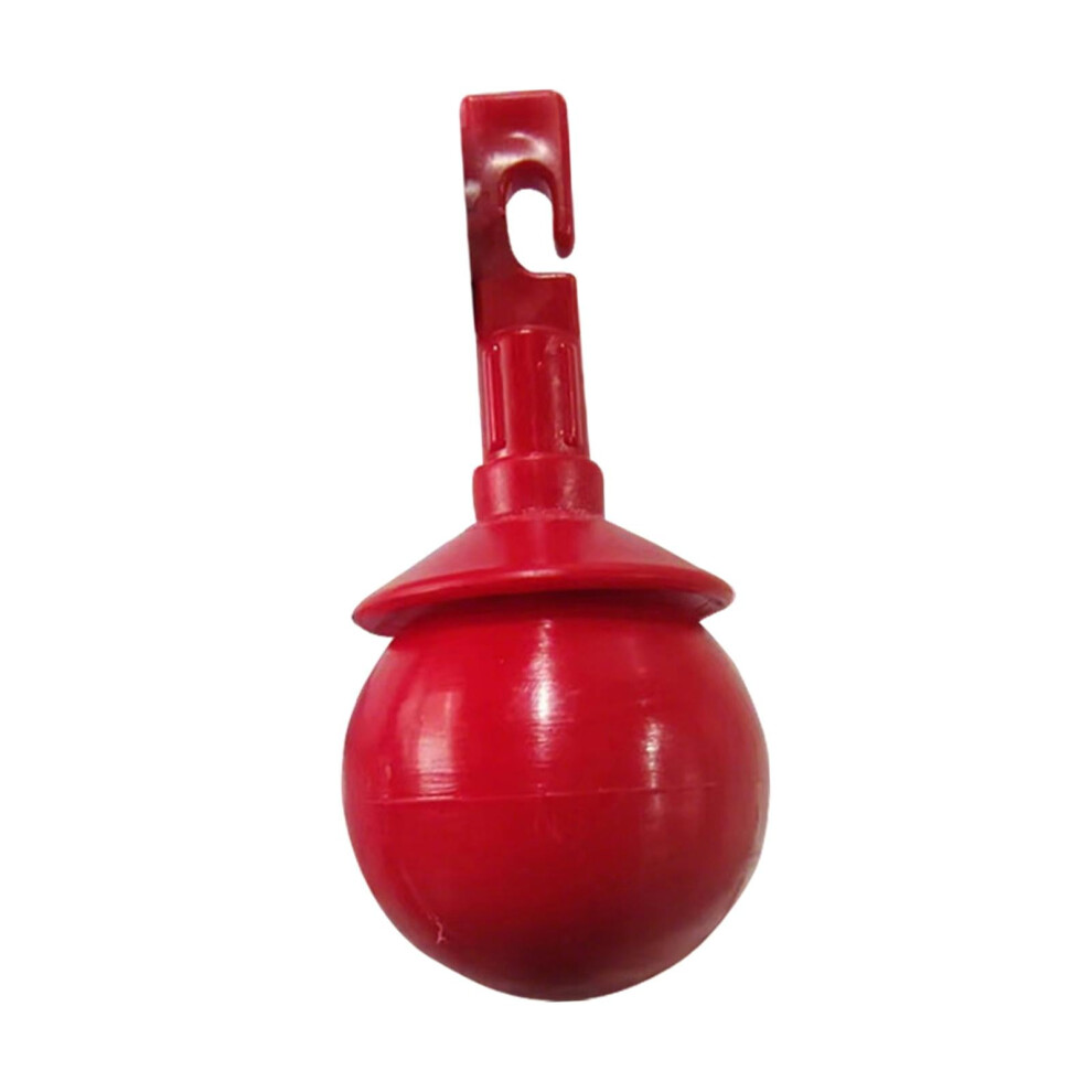 Red Rolling Ball Cane Tip Fittings Rolls In Any Direction Prevent Jabbing Senior