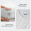 Σεντόνια Flannel King Size Bright White - Σετ σεντονιών από εξαιρετικά μαλακό φλις, αφράτα, 3