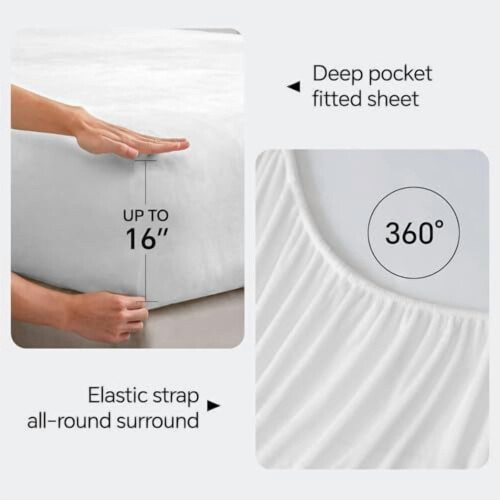 Σετ σεντόνια fleece Queen Size από μαλακό, ζεστό μικροφλίς 2