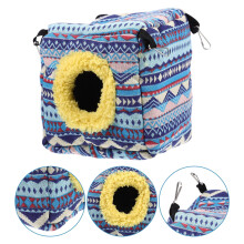 Hamac pour cobayes, lit pour petits animaux, bleu, 1 pièce