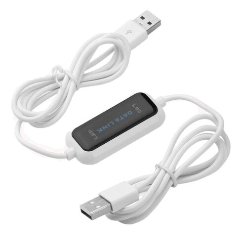 Câble de transfert de données USB PC-à-PC avec indicateur LED 1