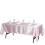 60" x 102" Satin Rectangular Tablecloth Blush Table Linen 4