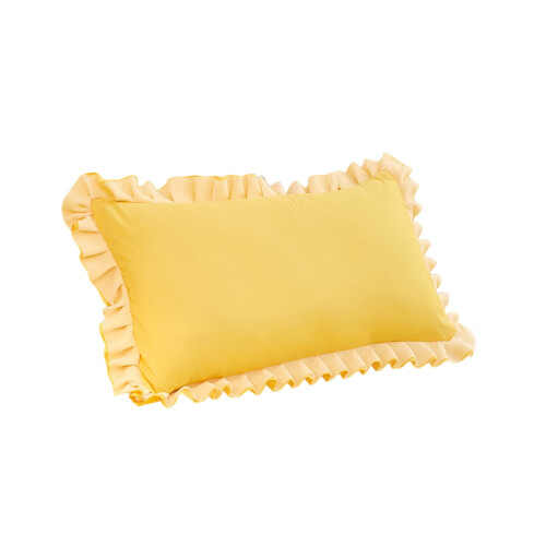 French Ruffle Pillowcase Soft Brushed Polyester Standard 1