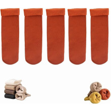 5/10 Pair of New Comfortable Velvet Warm Winter Socks, Thermal Socks, Fleece-lined Comfortable Ultra-Soft Velvet Slimming Warm Socks.