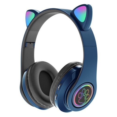 Ασύρματα ακουστικά για παιδιά, ακουστικά Bluetooth με φωτισμό LED για παιδιά με