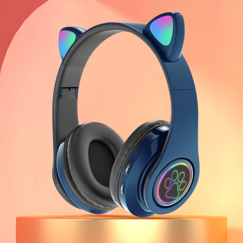 Ασύρματα ακουστικά για παιδιά, ακουστικά Bluetooth με φωτισμό LED για παιδιά με 1