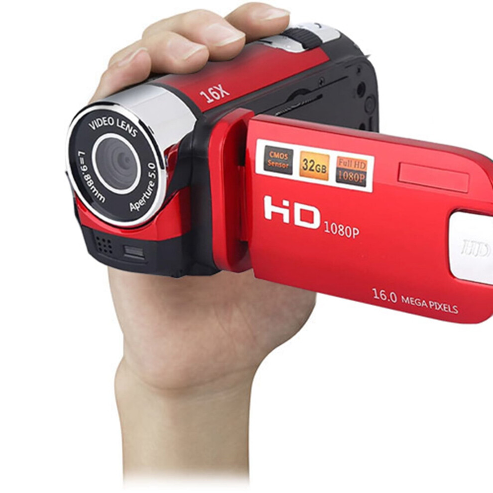 Portable 1080P Hd Camera Camera Camcorder, 16Mp Dv Camera 16X Digital Zoom Video Camera, 2.7In Lcd Rotatable Screen, Built In Speakers 9450273729893