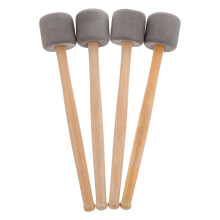 Ensemble de 3 baguettes de grosse caisse en mousse pour percussions essentielles