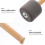 Set van 3 marsbasdrumstokken van schuimrubber - Essential Percussion 2