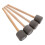 Set van 3 marsbasdrumstokken van schuimrubber - Essential Percussion 8