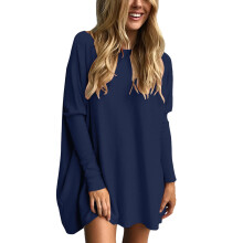 Damenoberteile, Oversize-T-Shirts, Tuniken zum Kombinieren mit Leggings, Langarm-Herbstpullover, elegante Oberteile für Damen