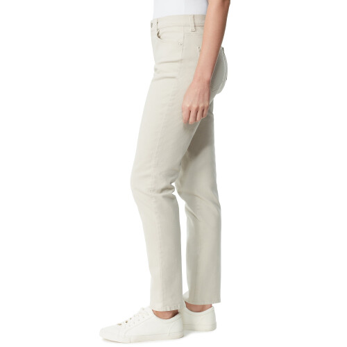 Calça jeans reta Amanda de cintura alta para mulheres e tamanhos plus size, comprimento regular de 30 polegadas (76 cm), comprimento da perna curto 2