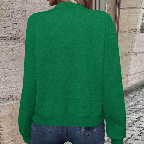 Γυναικείο casual μπουφάν bomber με φερμουάρ Kukoosong, ελαφρύ κοντό παλτό πανεπιστημίου, 2