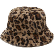 Vinter Fluffy Fuzzy Spandhat Plys Pelsagtig Fiskerhatte Varm Hue til Kvinder