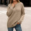 Damenpullover für Herbst und Winter: Rundhals-Langarmpullover, lässige Pullover-Oberteile 2