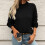 Hässliche Weihnachtspullover für Damen, einfarbiger Rollkragenpullover, stylischer Langarmpullover für den Alltag 4