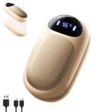 Magnetyczne ogrzewacze do rąk (1 para), 2 w 1, dzielony elektryczny ogrzewacz, 3 poziomy grzania, akumulator 6000 mAh, natychmiastowe nagrzewanie,