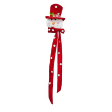 3D Fabric Snowman Tree Topper Decoration 1 Pack