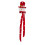 3D Fabric Snowman Tree Topper Decoration 1 Pack 1