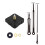 Silent Quartz Clock Wall Clock Mechanism Black Abs Aluminum 1 Set 1