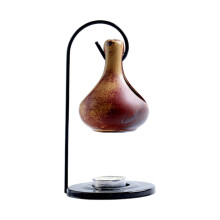Hanging Glazed Ceramics Essential Oil Burners-Earthy yellow