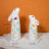 Easter3D trekaninfigurer rustikt hvitt sett 7