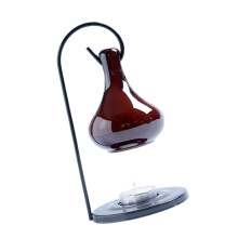 Elegant Hanging Ceramics Wax Melt Warmer Tealight-dark brown