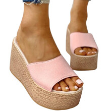 Γυναικεία σανδάλια Shldybc με πλατφόρμες, slippers, μποέμ σανδάλια, causal flatform, ανοιχτά