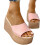Γυναικεία σανδάλια Shldybc με πλατφόρμες, slippers, μποέμ σανδάλια, causal flatform, ανοιχτά 1