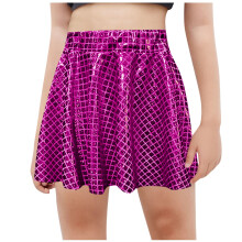 Saias para meninas, saias infantis, saia infantil para festa, conjunto multicolorido rosa choque para crianças de 4 a 5 anos.
