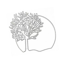 Rabbits Shape Die Cut Tree Die Cut Metal Templates Carbon-MH893