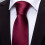 Men's Silk Tie Extra Long Solid Color Wedding Necktie 3