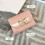 Women's vegan leather RFID-blocking mini bifold wallet 3