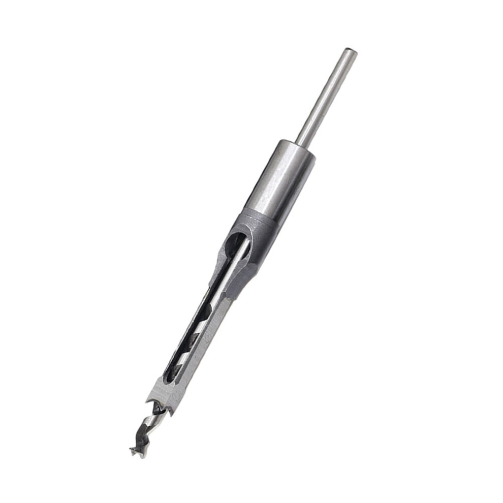 9.5Mm Square Hole Self Centering Hinge Drill Bit Hole Puncher Wood Working Tool (Silver) 9329345938702