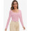 Női hosszú ujjú crop top basic póló 2