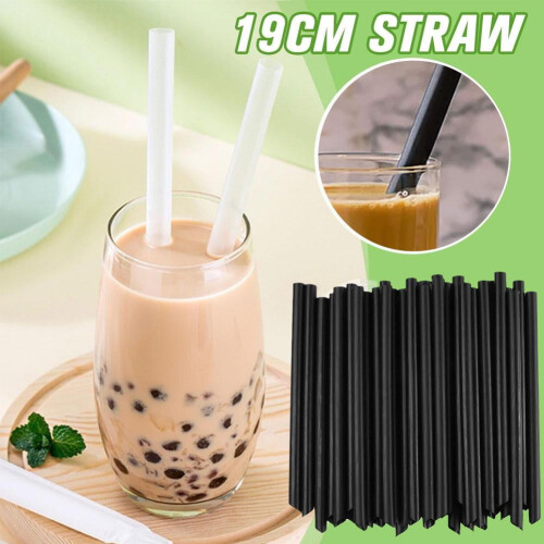 100 cannucce extra larghe jumbo per bubble tea e smoothie da bere10m`~ M6U6 1