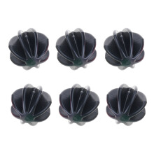 Boules de mélange pour shaker de protéines portables, 6-Noir