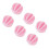 6Piece Assorted Color Mixing Balls For Enhancing Protein-rose 1