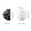 Pack of 4 Multipurpose Grids Connectors-    White Angle 2