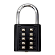 Clerance! Ten-Digit Black Button Combination Lock Digital Password Padlock Suitcase Gym Dormitory Schoolbag Door Lock