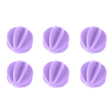 Pack Of 6 Colorful Plastic Whisks Balls For Efficient-Purple