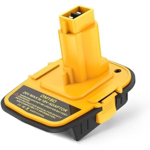 Adaptateur de batterie DM18D pour conversion DeWalt 20V vers 18V avec