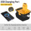 Adaptateur de batterie DM18D pour conversion DeWalt 20V vers 18V avec 4