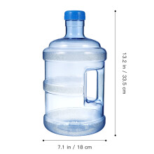 Jarra de água YEAHIBABY azul, grande capacidade, boca larga, para armazenamento de água.